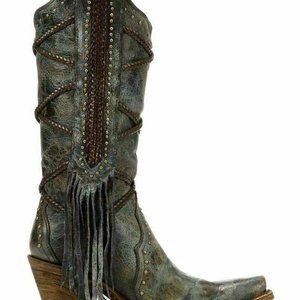 Corral Vintage - Braided Blue/Brown Braiding